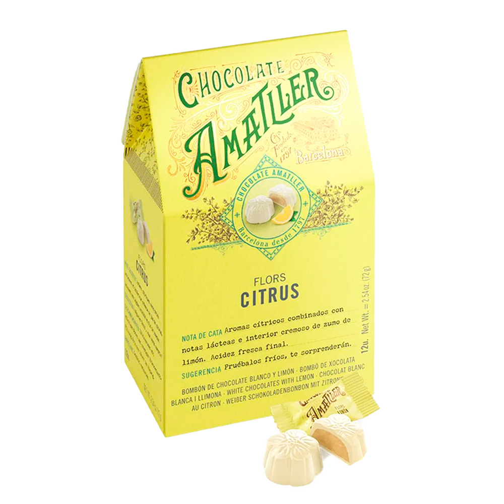 CHOCOLATE AMATLLER - VIT CHOKLADBLOMMA CITRON