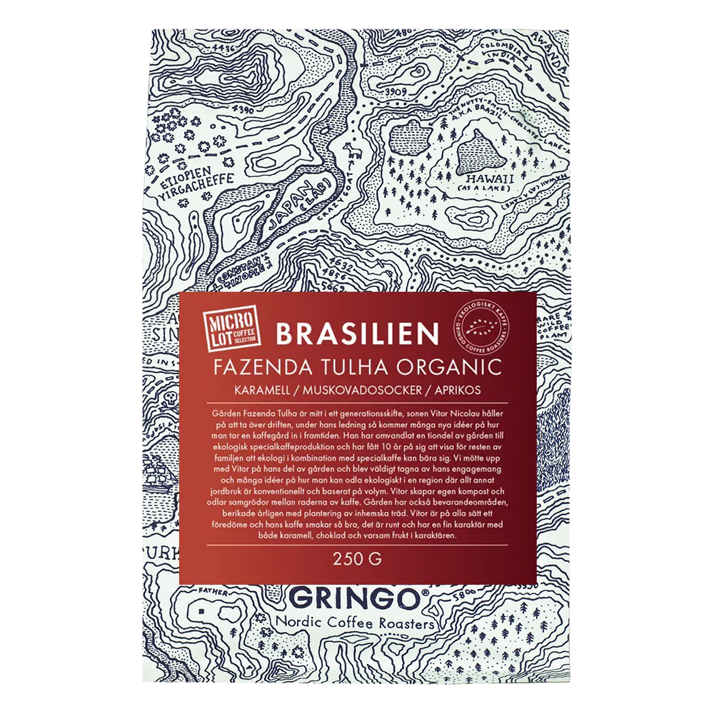 GRINGO  – BRASILIEN FAZENDA TULHA ORGANIC 250 GRAM