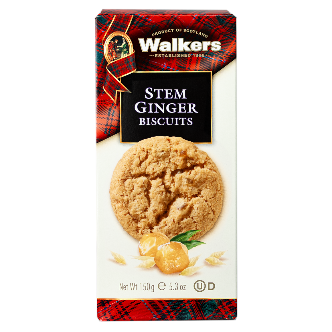 WALKERS STEM GINGER BISCUITS Bönor & Blad