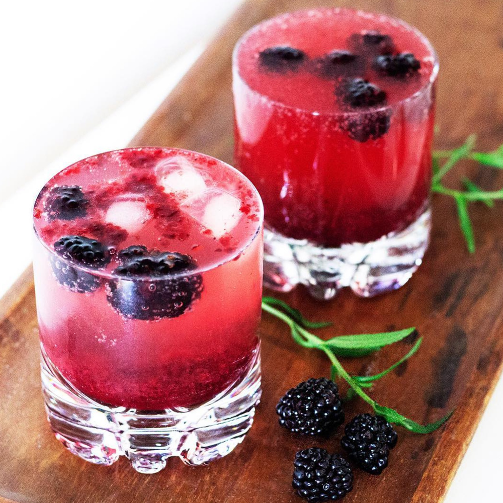 Björnbär & Earl Grey Fizz