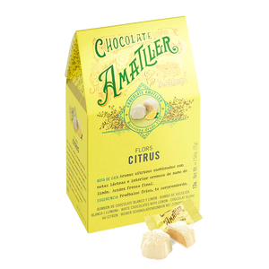 CHOCOLATE AMATLLER - VIT CHOKLADBLOMMA CITRON