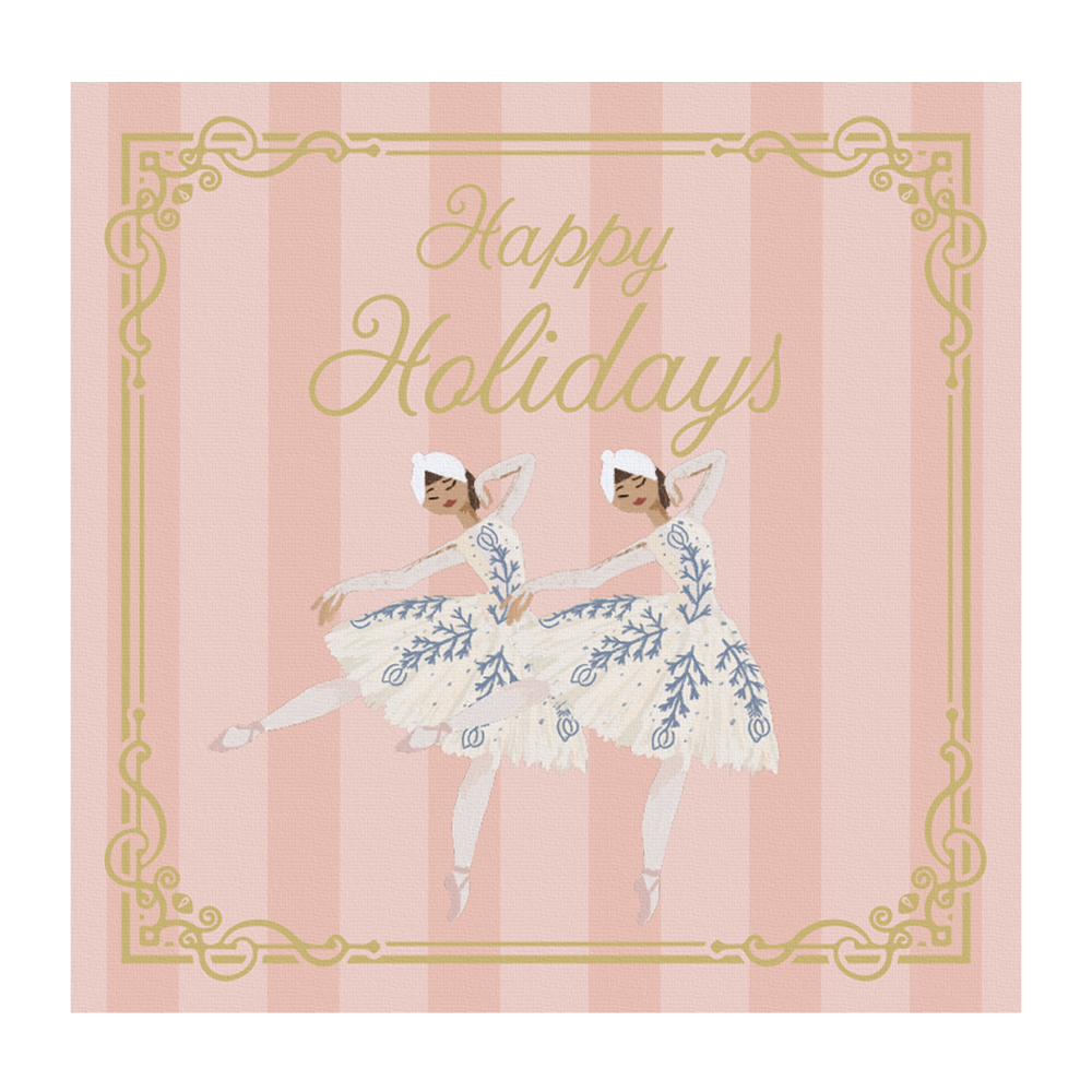 BÖNOR & BLAD KORT – HAPPY HOLIDAYS BALLERINA