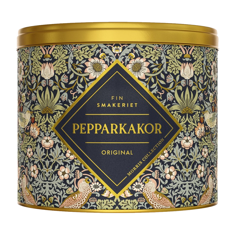 FINSMAKERIET – PEPPARKAKOR WILLIAM MORRIS BLÅ 430 GRAM