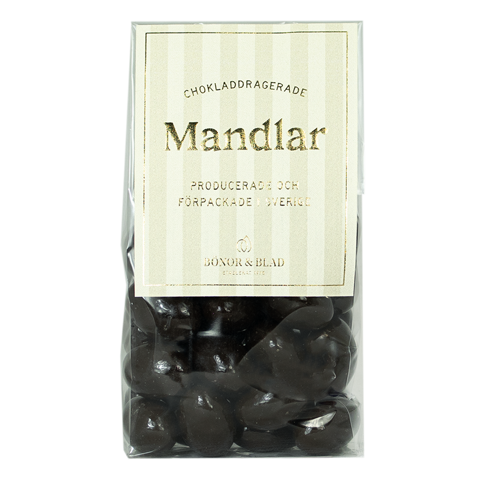 MANDLAR – HAVSSALTSMANDEL I MÖRK CHOKLAD