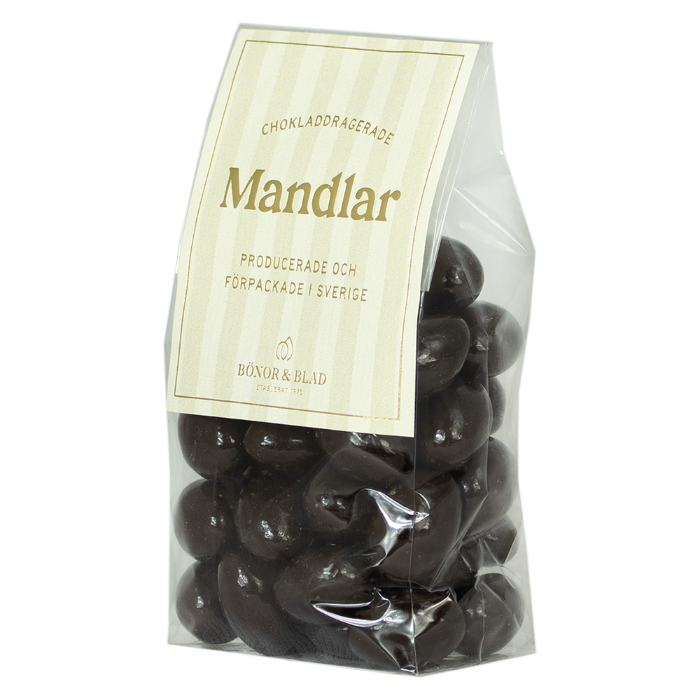 MANDLAR – HAVSSALTSMANDEL I MÖRK CHOKLAD