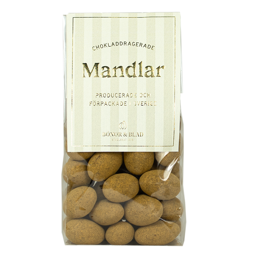 MANDLAR – KANDELMANDEL I VIT CHOKLAD