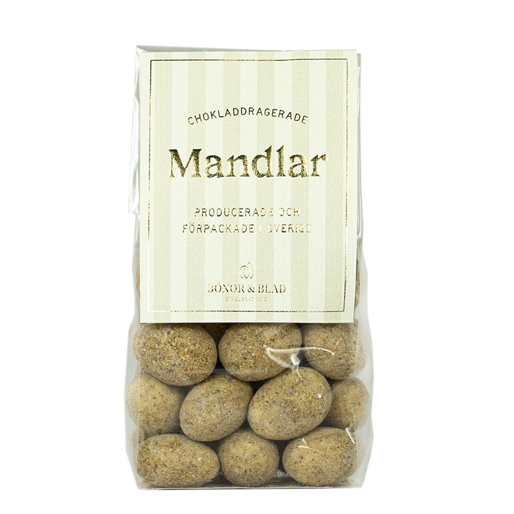 MANDLAR – KARDEMUMMAMANDEL I VIT CHOKLAD