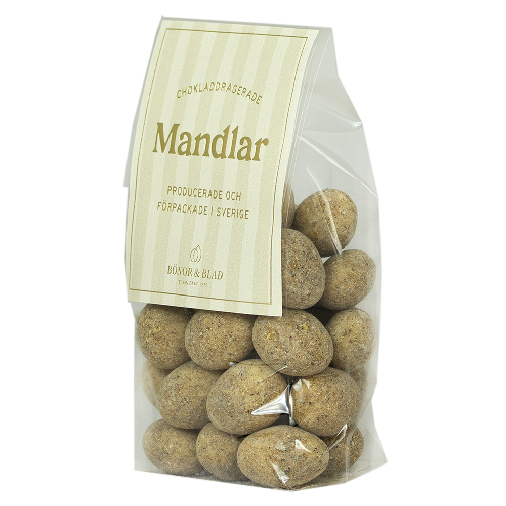 MANDLAR – KARDEMUMMAMANDEL I VIT CHOKLAD