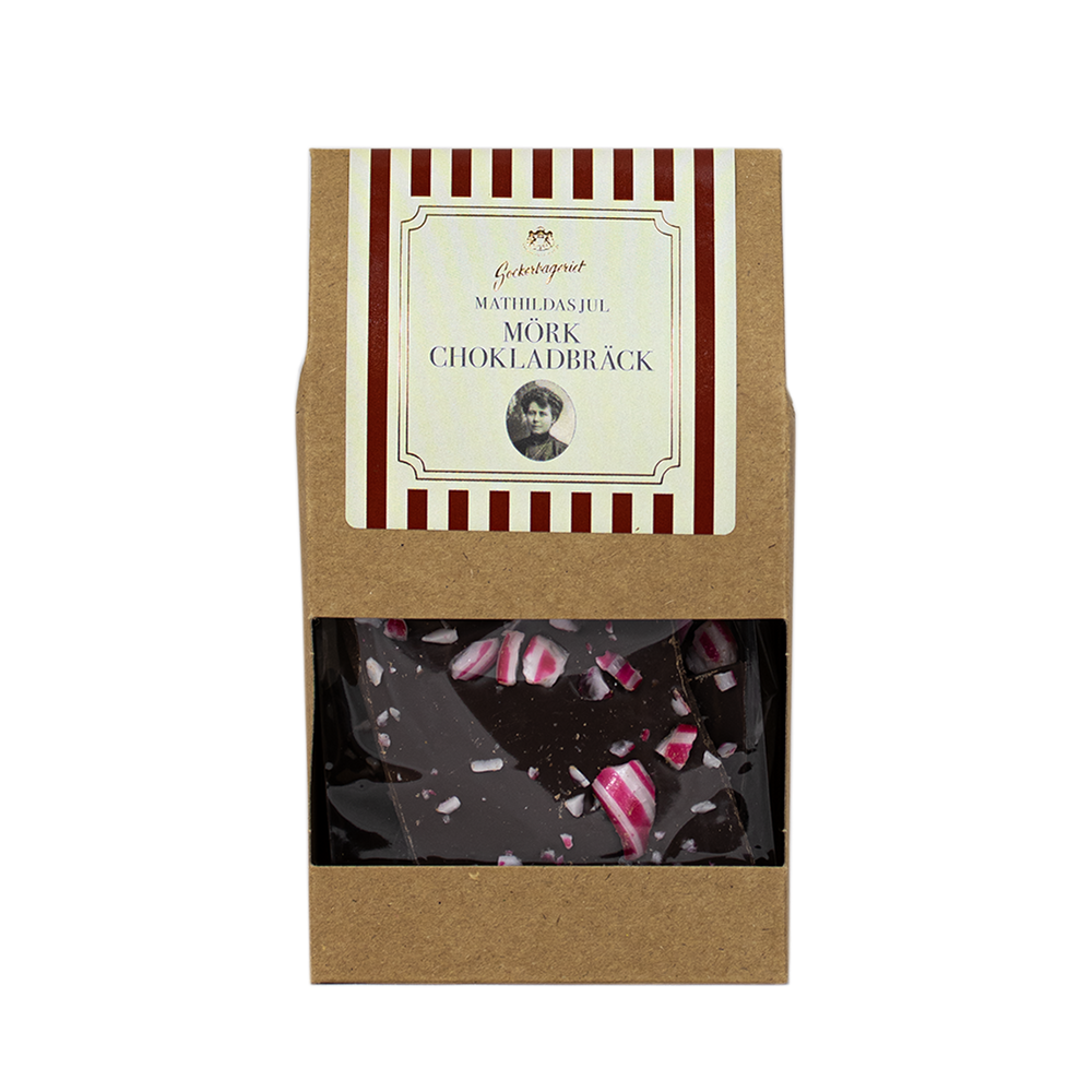 MÖRK CHOKLADBRÄCK MED POLKA