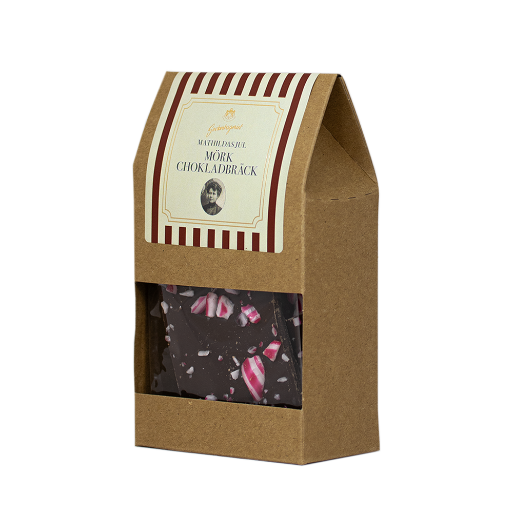 MÖRK CHOKLADBRÄCK MED POLKA