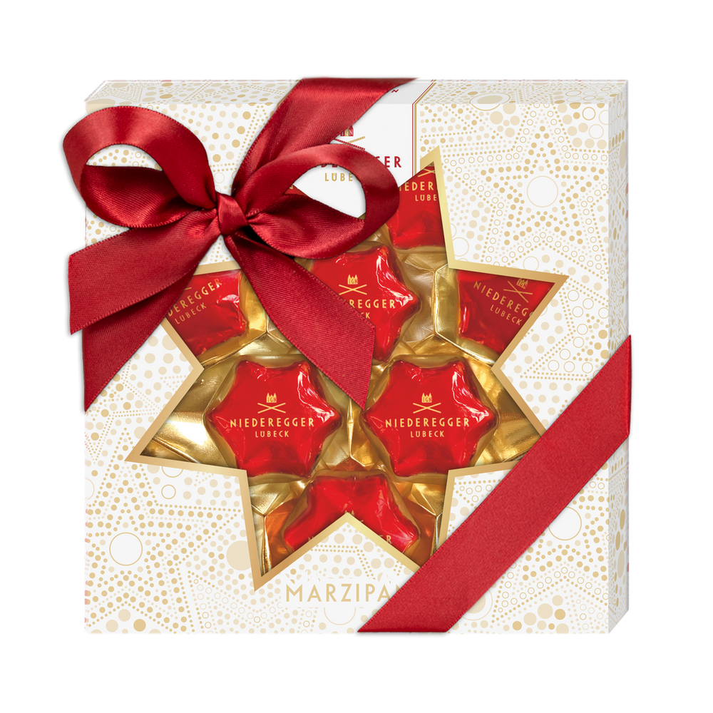 NIEDEREGGER – MARSIPANSTJÄRNOR I MÖRK CHOKLAD