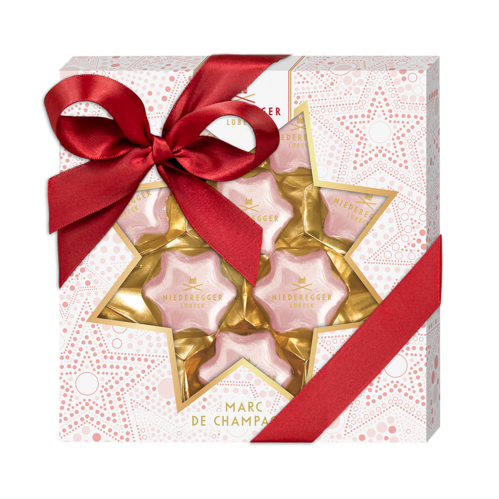 NIEDEREGGER – CHOKLADSTJÄRNOR MED MARC DE CHAMPAGNE