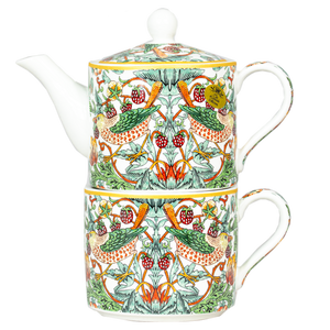 WILLIAM MORRIS – TEA FOR ONE 'WHITE STRAWBERRY THIEF'