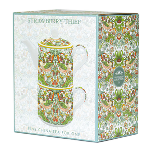 WILLIAM MORRIS – TEA FOR ONE 'WHITE STRAWBERRY THIEF'