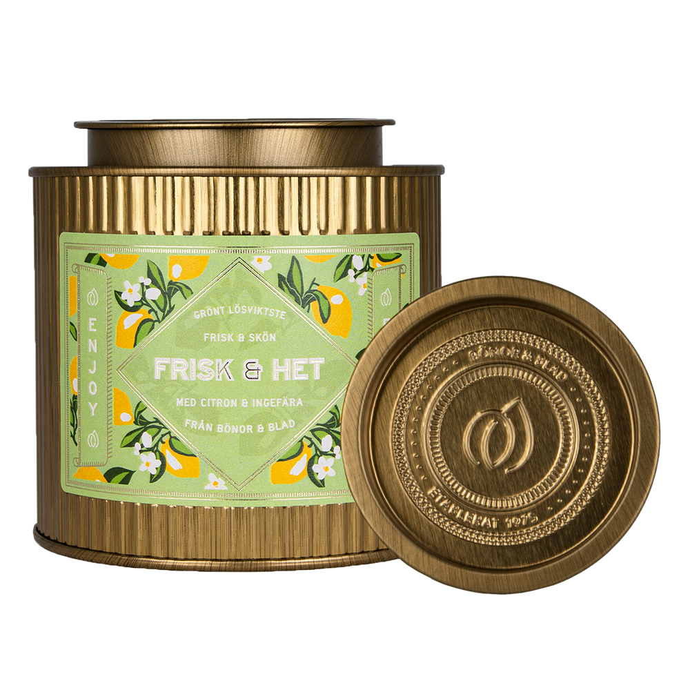 Frisk Tea B&B TEA COLLECTION – GRÖN FRISK & HET 110 GRAM – Bönor & Blad