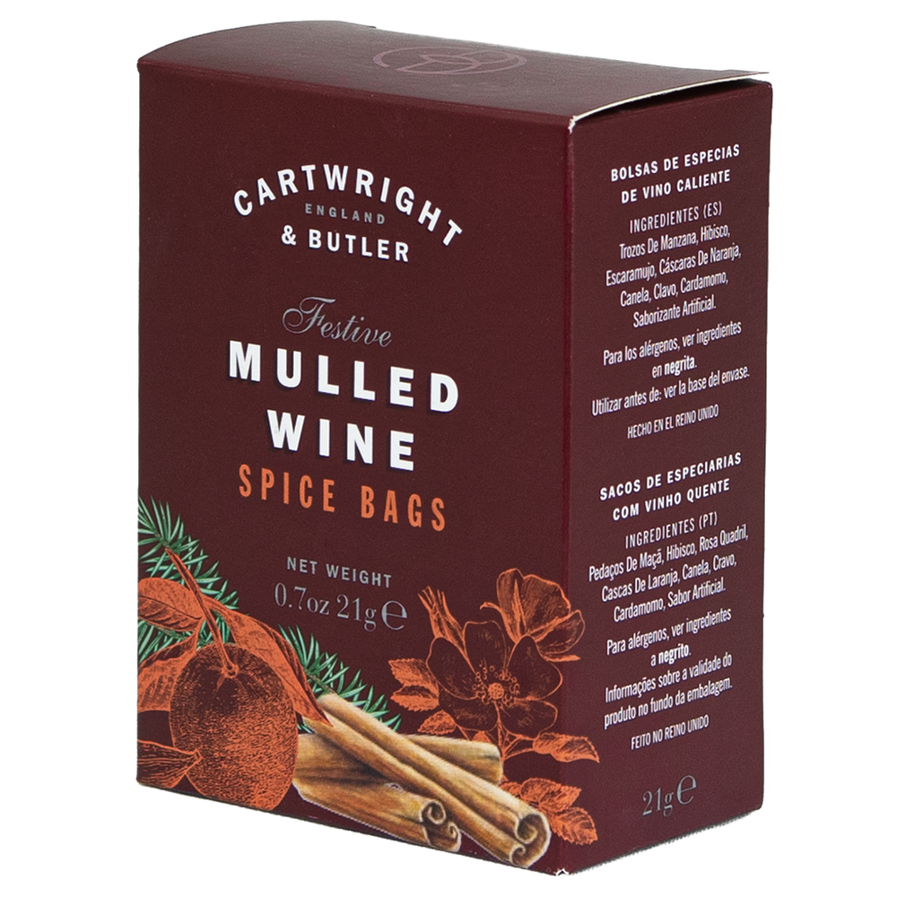 CARTWRIGHT & BUTLER – MULLED WINE SPICE BAGS