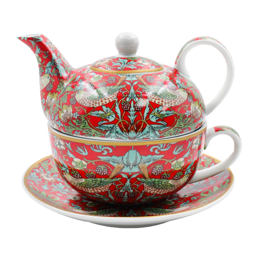 
                
                    Load image into Gallery viewer, WILLIAM MORRIS – STRAWBERRY THIEF TEA FOR ONE
                
            